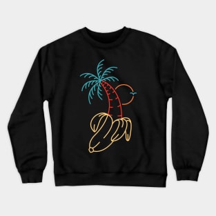 Summer Banana Crewneck Sweatshirt